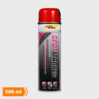 Spotmarker Mærkespray 500 ml - Rød