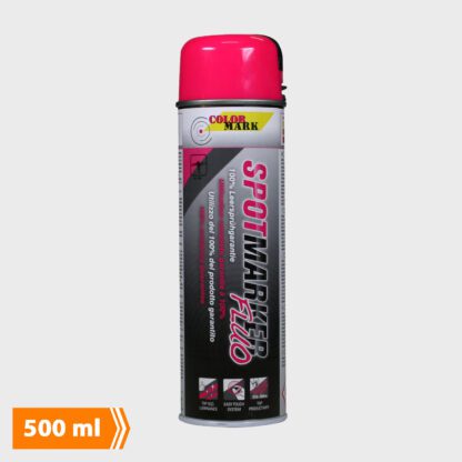 Spotmarker Flourcerende Mærkespray - 500 ml - Pink