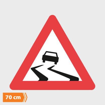 Advarselsskilt - Glat vej - Type A31