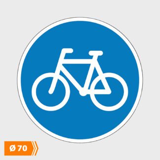 Påbudstavle - Cykelsti - Type D21