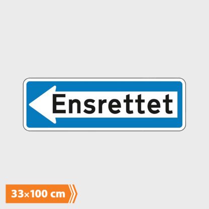 Oplysningstavle - Ensrettet Venstre - Type E19.1