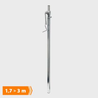 Eibenstock Teleskobstøtte - 1,7 - 3,0 m