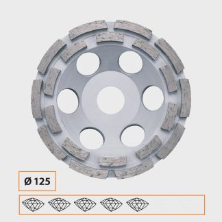 Diewe Diamantslibeskive - Silver - Ø 125 mm