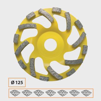 Diewe Diamantslibeskive - New Fan Abrasiv - Ø 125 mm