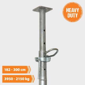 Forskallingsstøtte - Heavy Duty - Galvaniseret