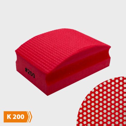 TileFix Diamantpudseklods - K 200 - Rød