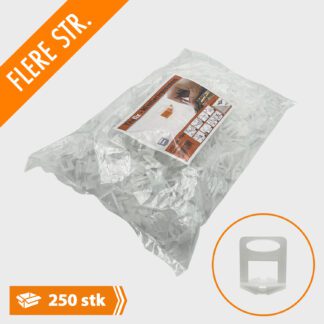 Tilefix Nivelleringsklips - Pose - 250 stk