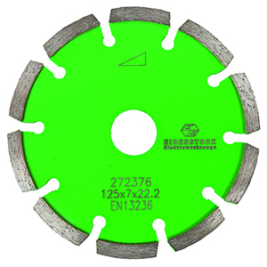 Diamantfugefræseklinge 125 mm - 6 mm bred