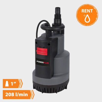 Dykpumpe - 750 W - Rent vand