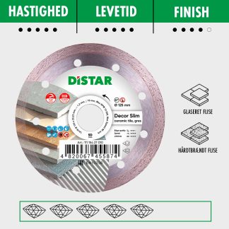 Distar Diamantklinge - Decor - Ø 125 mm
