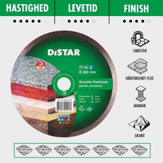 Distar Diamantklinge - Granit