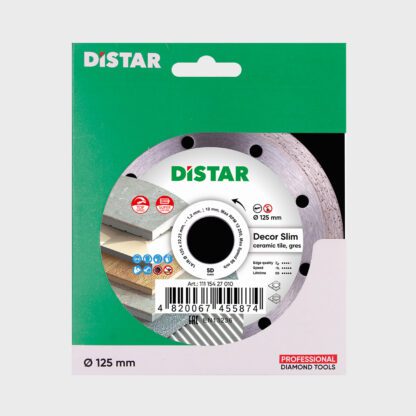 Distar Diamantskæreskive - Decor Ø125mm - Emballage