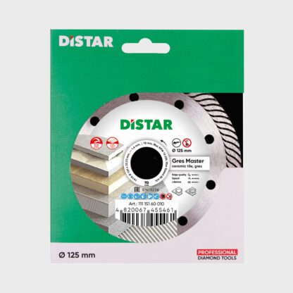 Distar Diamantskæreskive - Turbo Ø125mm - Emballage