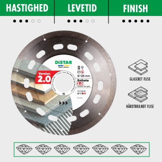 Distar Diamantklinge - Esthete 2.0 - Ø 125 mm
