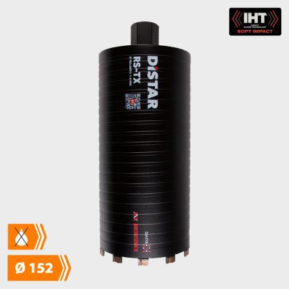 Distar Diamantkernebor - Tørboring (Sort) - Ø 152 mm