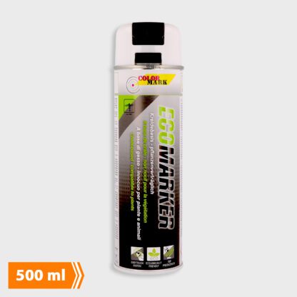 Eco Spotmarker Flourcerende Mærkespray - 500 ml - Hvid