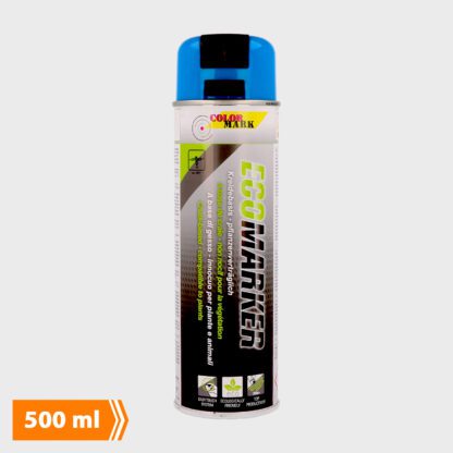 Eco Spotmarker Flourcerende Mærkespray - 500 ml - Blå