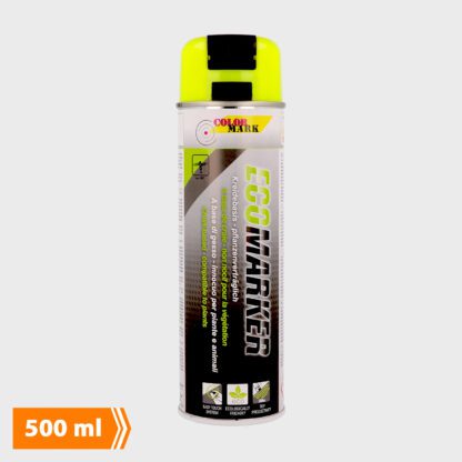 Eco Spotmarker Flourcerende Mærkespray - 500 ml - Gul