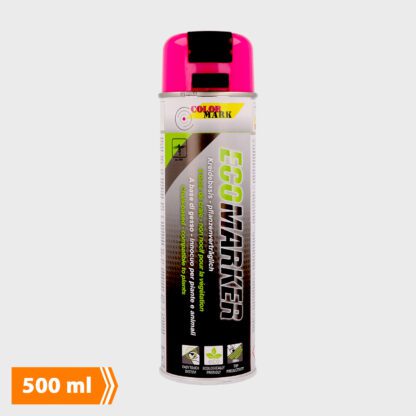 Eco Spotmarker Flourcerende Mærkespray - 500 ml - Pink