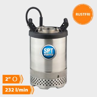 SPT Rustfri Entreprenørpumpe - SPTE 370 W