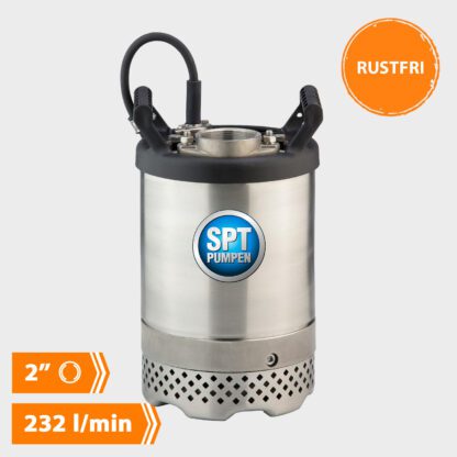 SPT Rustfri Entreprenørpumpe - SPTE 370 W