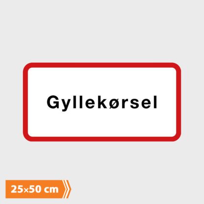 Undertavle – Gyllekørsel - Type UA