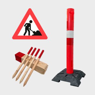 Afspærring, Belysning & Skilte