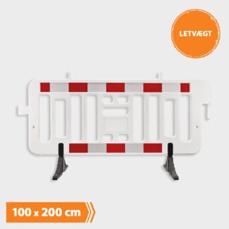 Spærrebom - Letvægt - Plast - Drejbar Fod