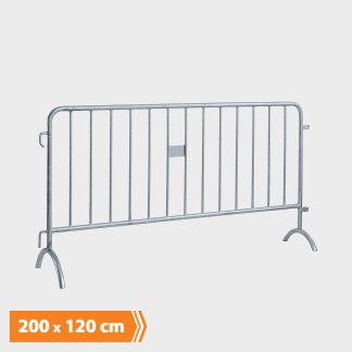 Publikumshegn - Varmgalvaniseret stål