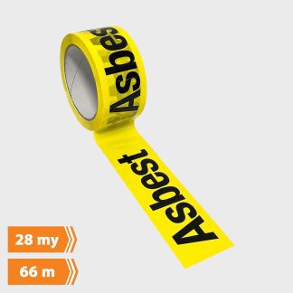 Faretape Asbest - 66m - 28 my