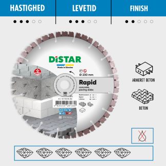 Distar Diamantklinge - Rapid