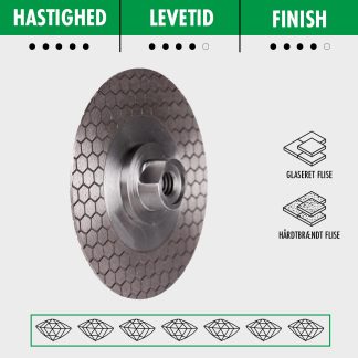 Distar Diamantklinge / Slibeskive - Edge Dry - Flange - Ø 125 mm