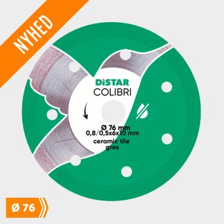 Distar Diamantklinge - Colibri - Ø 76 mm - Nyhed