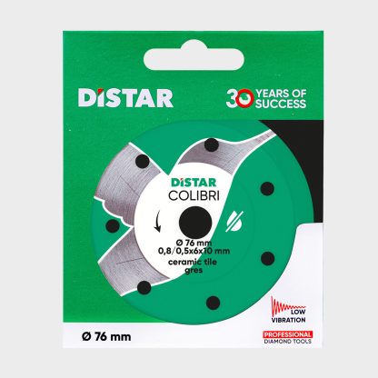 Distar Diamantklinge - Colibri - Ø 76 mm - Emballage