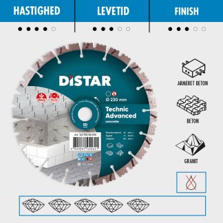 Distar Diamantklinge - Technic Advance