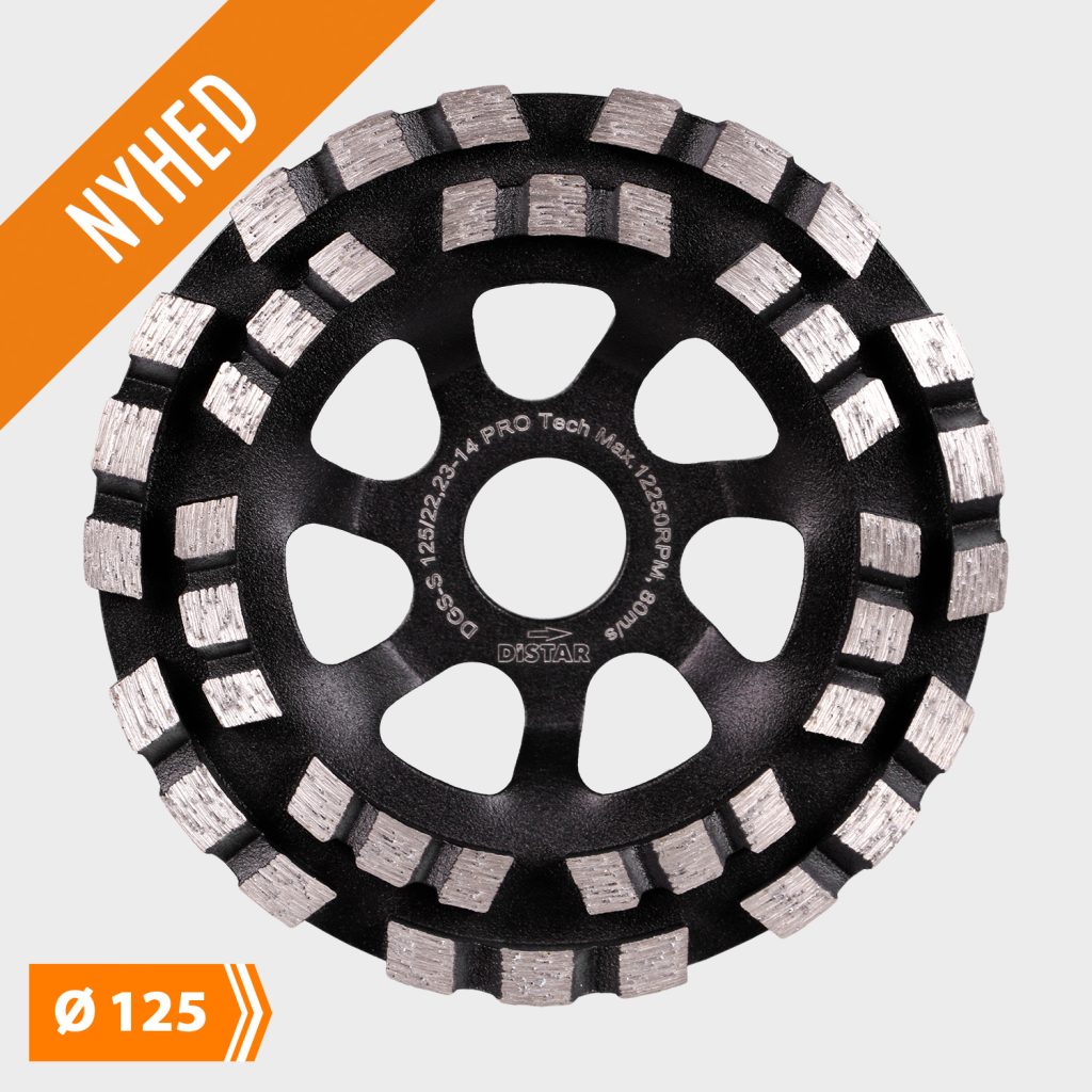 Distar Diamantslibeskive - Pro Tech - Ø 125 mm - Nyhed