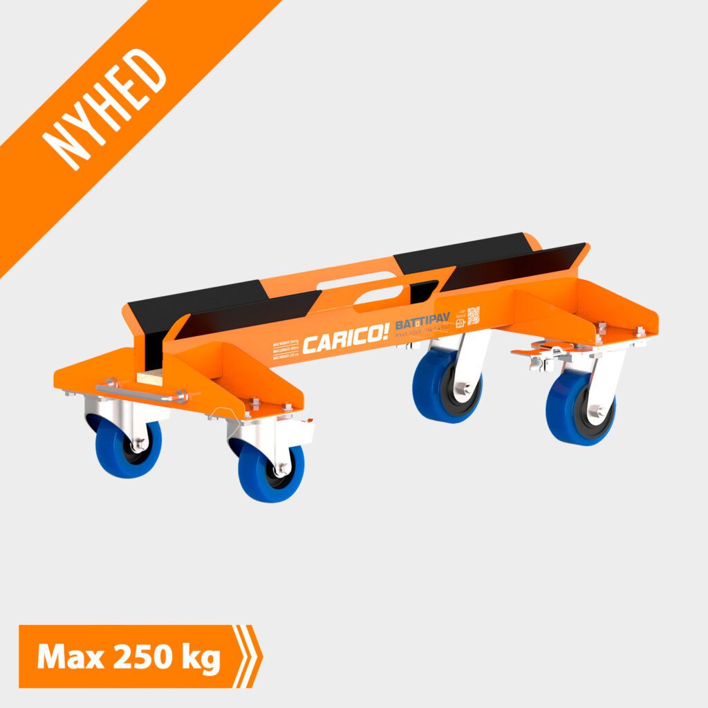 Battipav Transportvogn- Carico - Max 250 kg - Nyhed