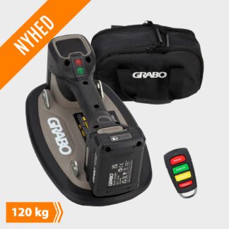 Grabo Sugekop Akku V2 - Kulløs - Max 120 kg - Inkl. Batteri - Nyhed