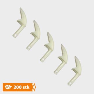 Fugetrykkejernhoveder ECO - Nylon - Oval - 200 stk.