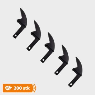 Fugetrykkejernhoveder ECO - Nylon - Oval - 200 stk.